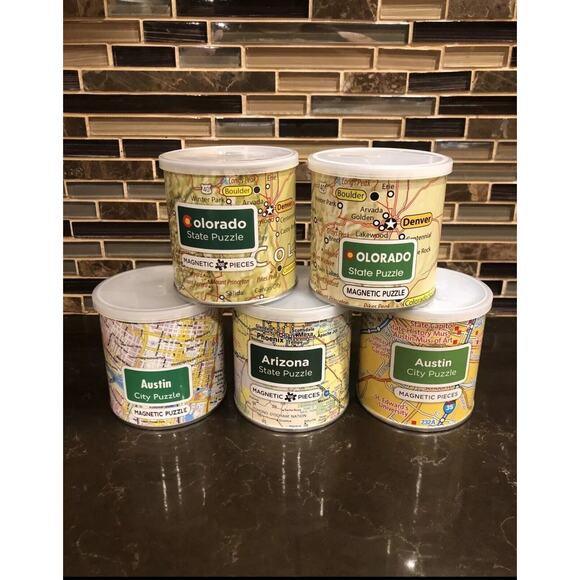 GEOTOYS Austin City Jigsaw Puzzle 100 Piece Magnetic - Picture 2 of 3